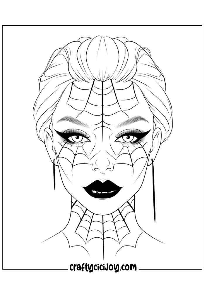 Halloween Coloring Pages For Adults 9