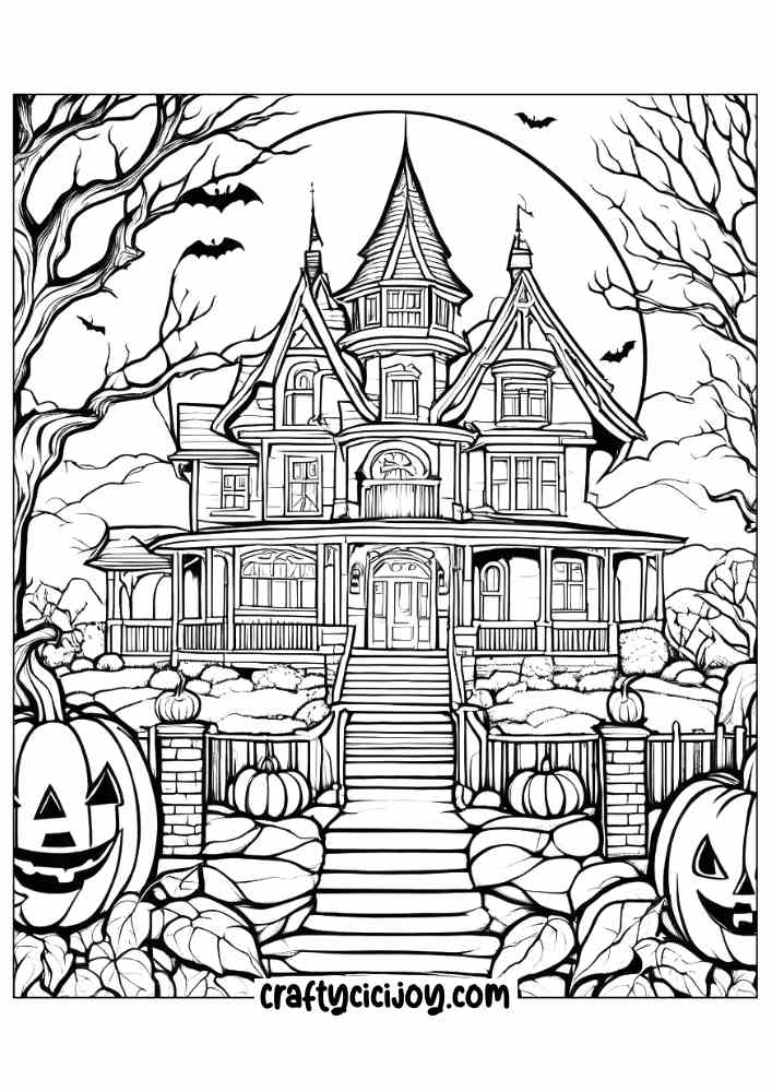 Haloween coloring pages 21