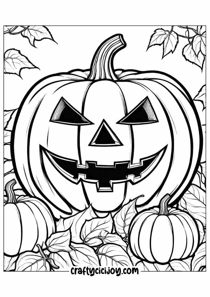 Haloween coloring pages 4