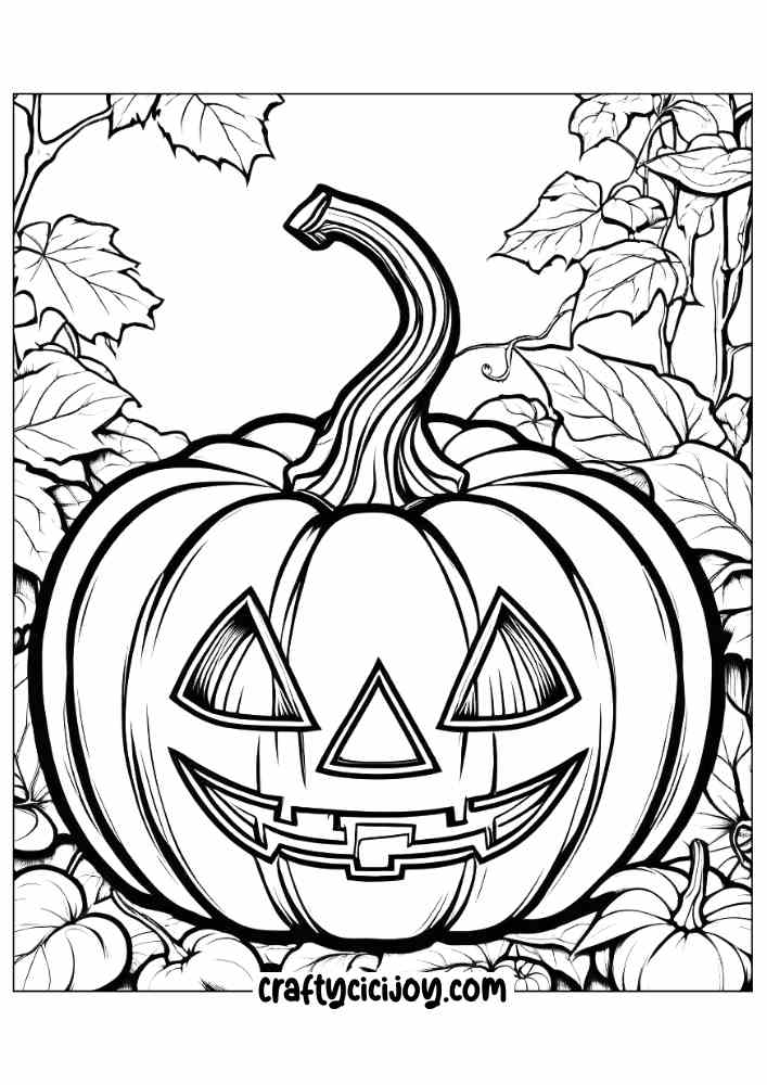 Haloween coloring pages 5
