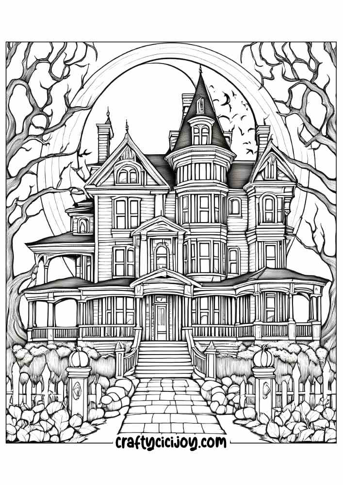 Haloween coloring pages 6
