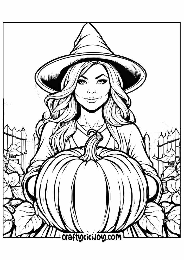 Haloween coloring pages 9