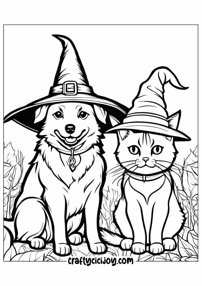 Haloween coloring pages