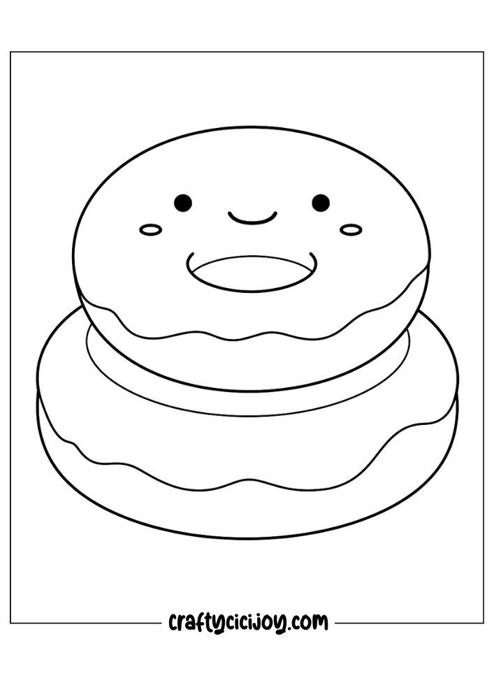 Kawaii coloring pages free 36