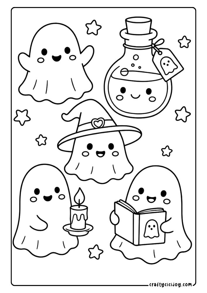 Kids Halloween Coloring Page 16
