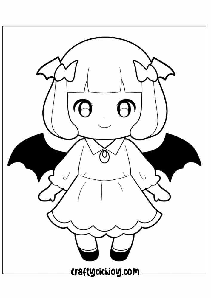 Vampire Coloring Pages 17
