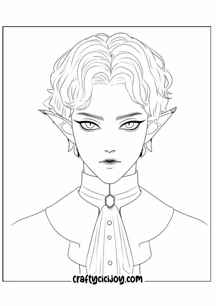 Vampire Coloring Pages 18