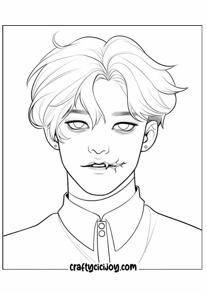 Vampire Coloring Pages 4