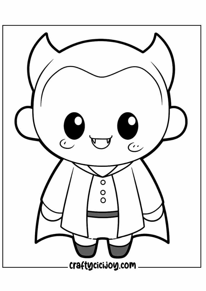 Vampire Coloring Pages