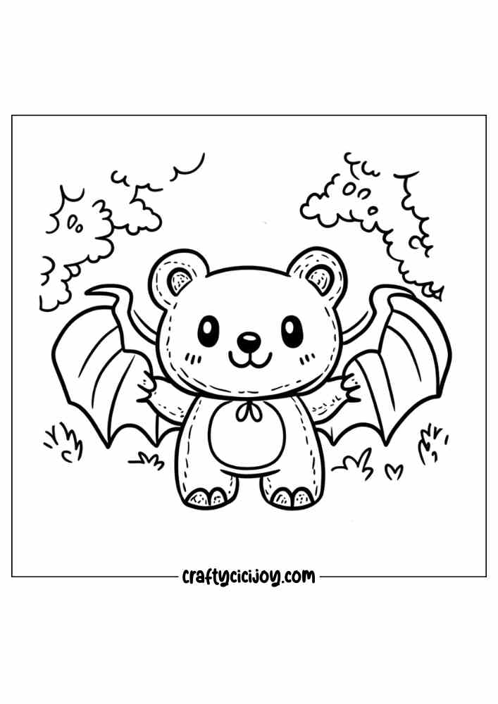 Cozy Halloween Coloring Page 13 1