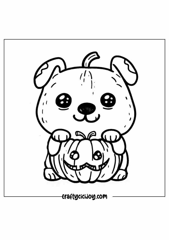 Cozy Halloween Coloring Page 28
