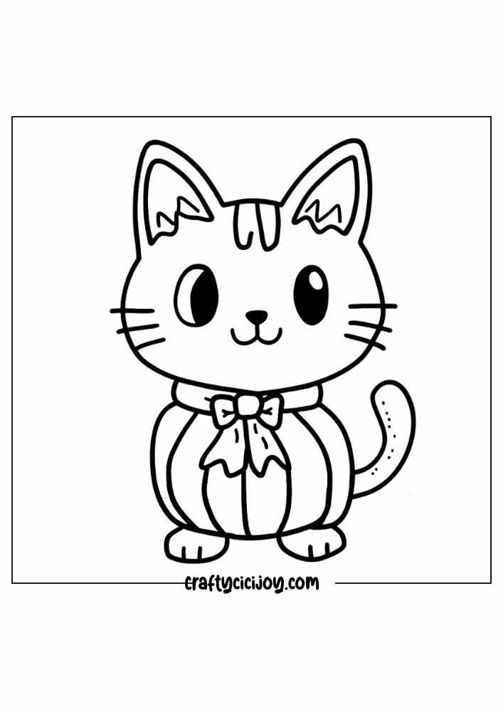 Cozy Halloween Coloring Page 32