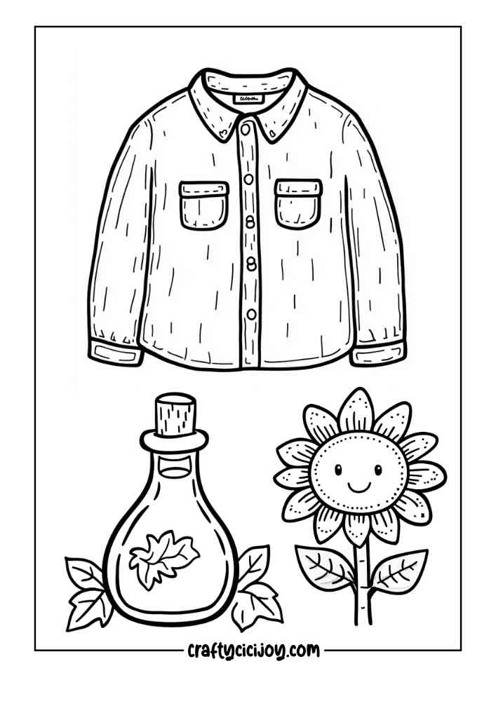 Fall Cozy Cute Coloring Page 11