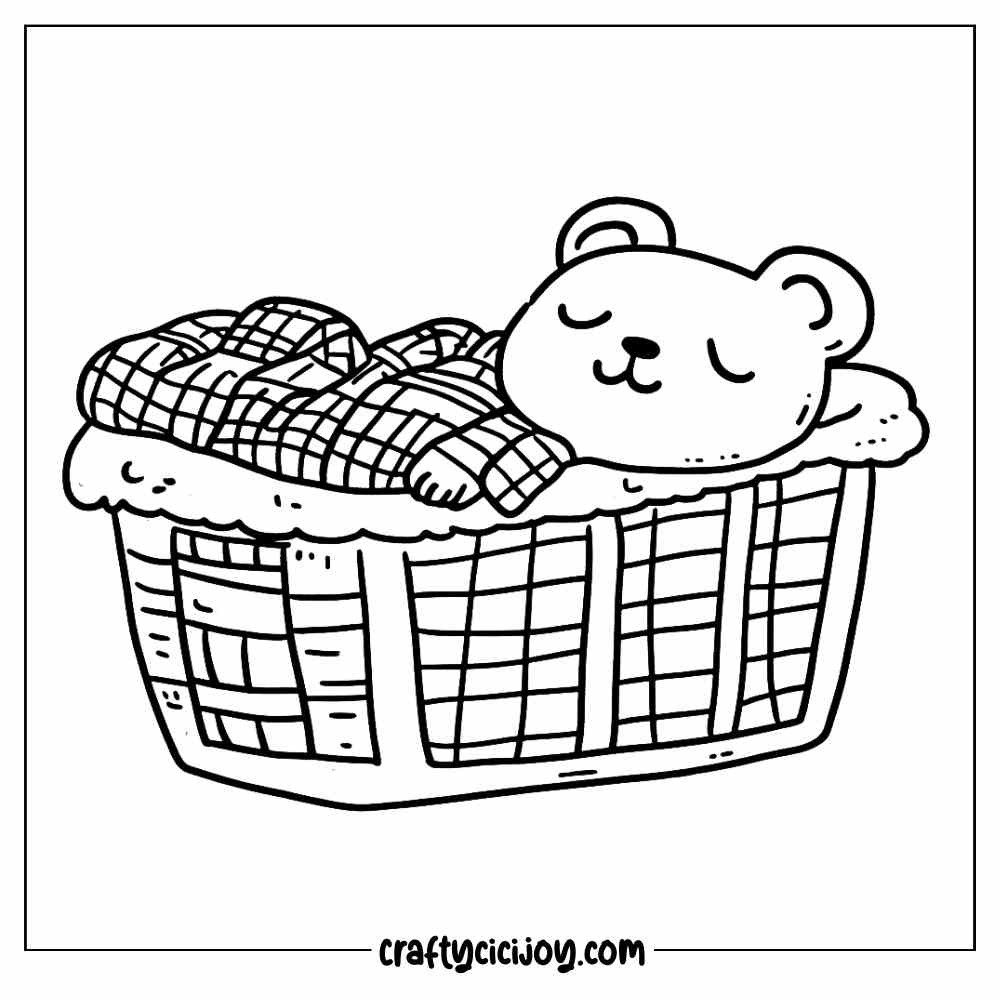 Fall cozy Coloring Pages 10