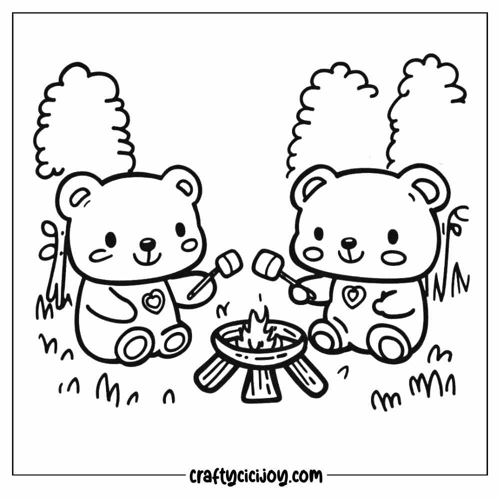Fall cozy Coloring Pages 13
