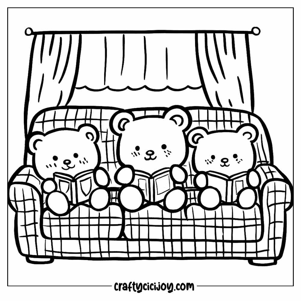Fall cozy Coloring Pages 16