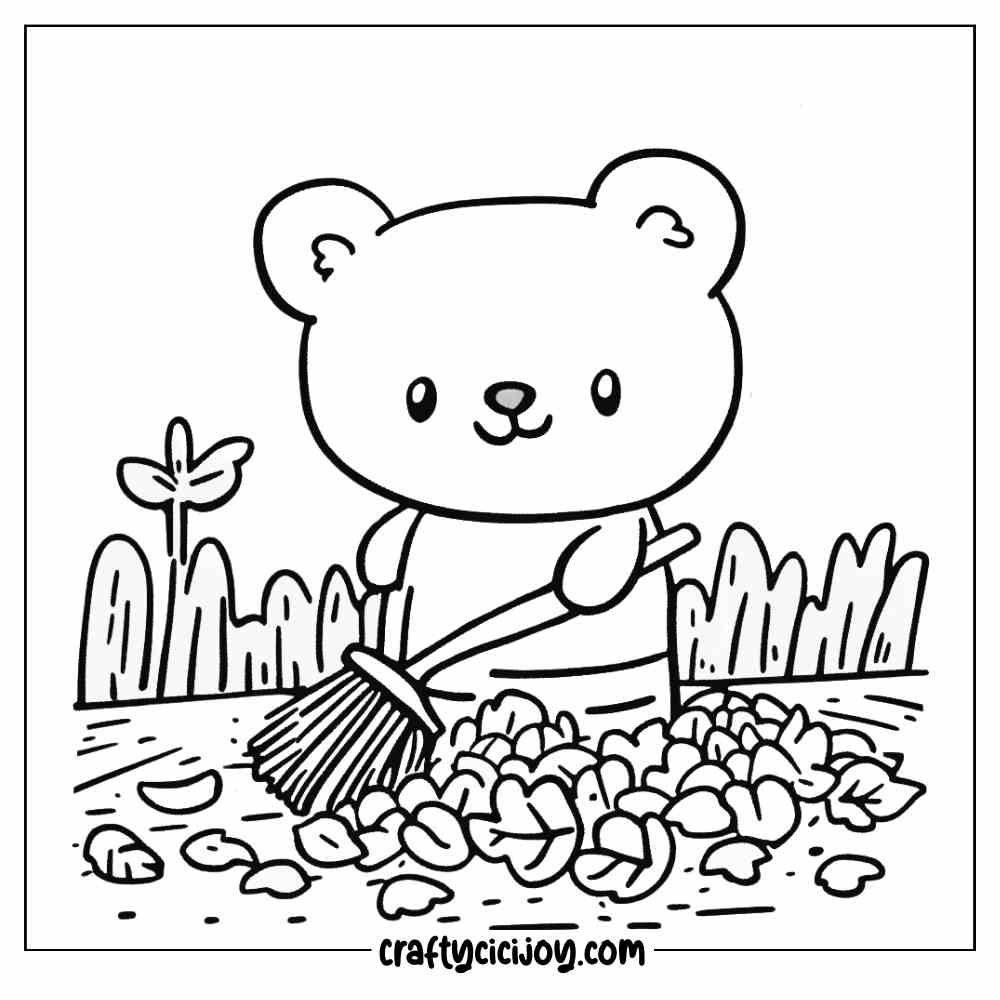 Fall cozy Coloring Pages 2