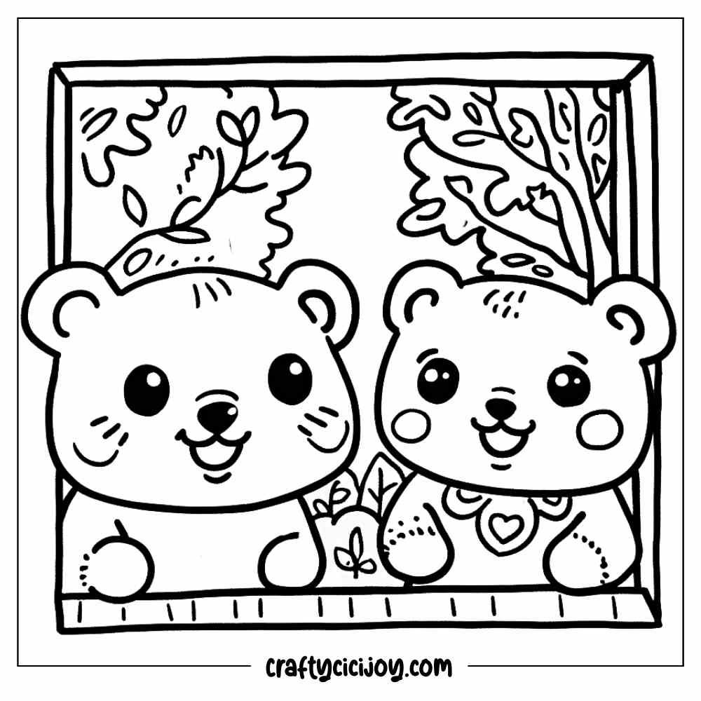 Fall cozy Coloring Pages 22