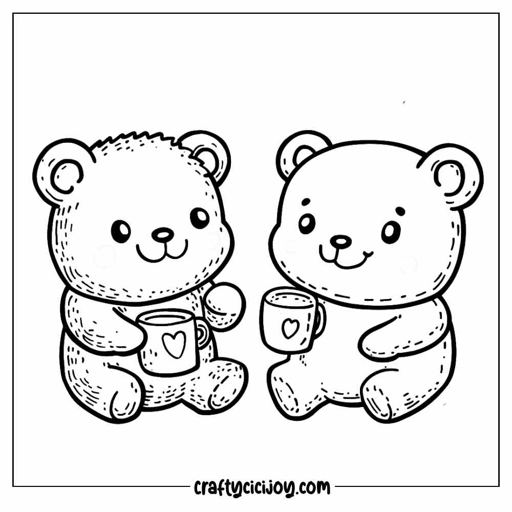 Fall cozy Coloring Pages 25