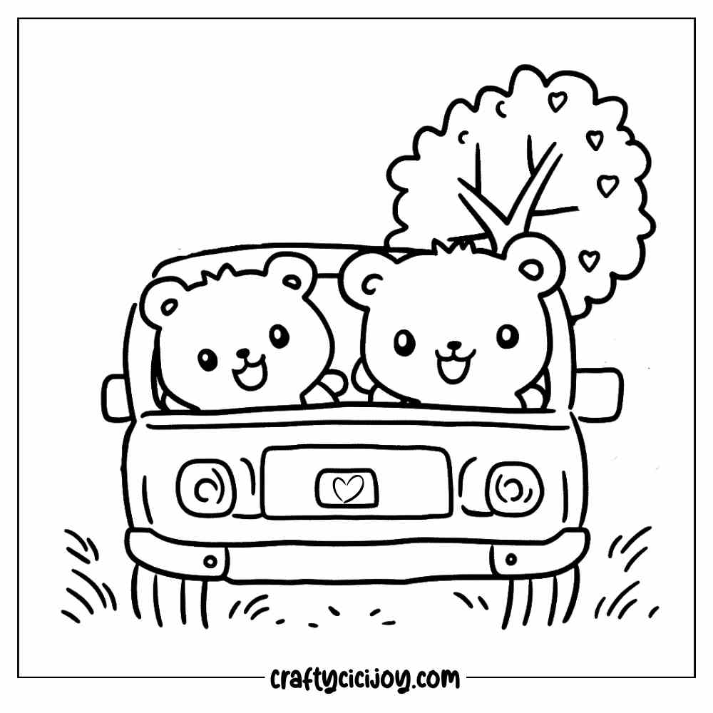 Fall cozy Coloring Pages 3