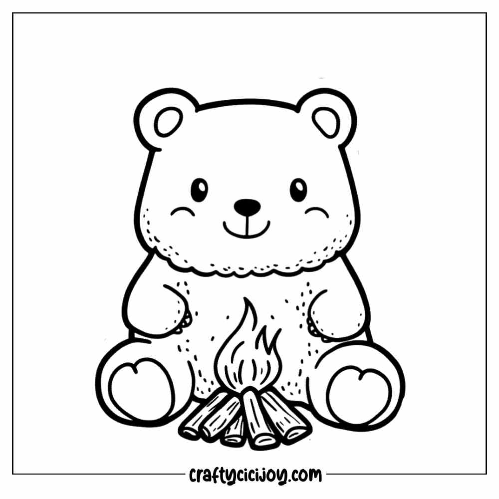 Fall cozy Coloring Pages 39