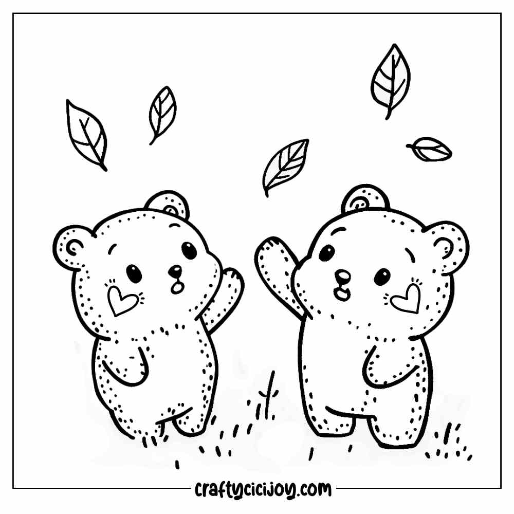 Fall cozy Coloring Pages 4