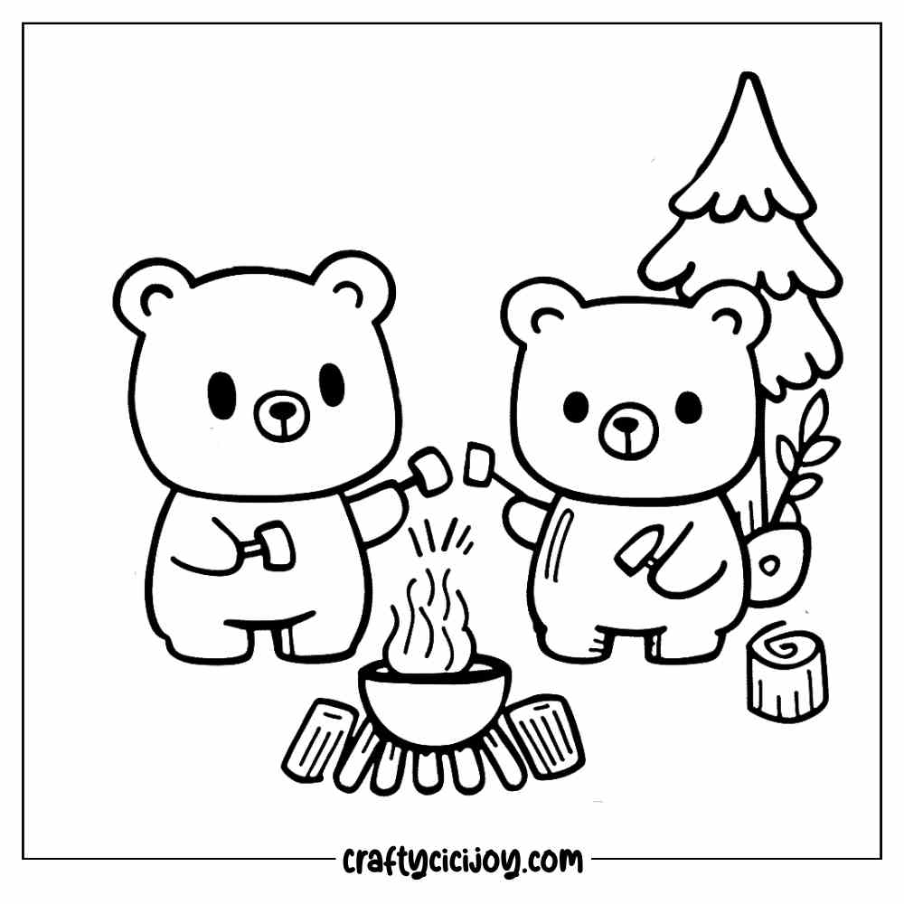 Fall cozy Coloring Pages 5