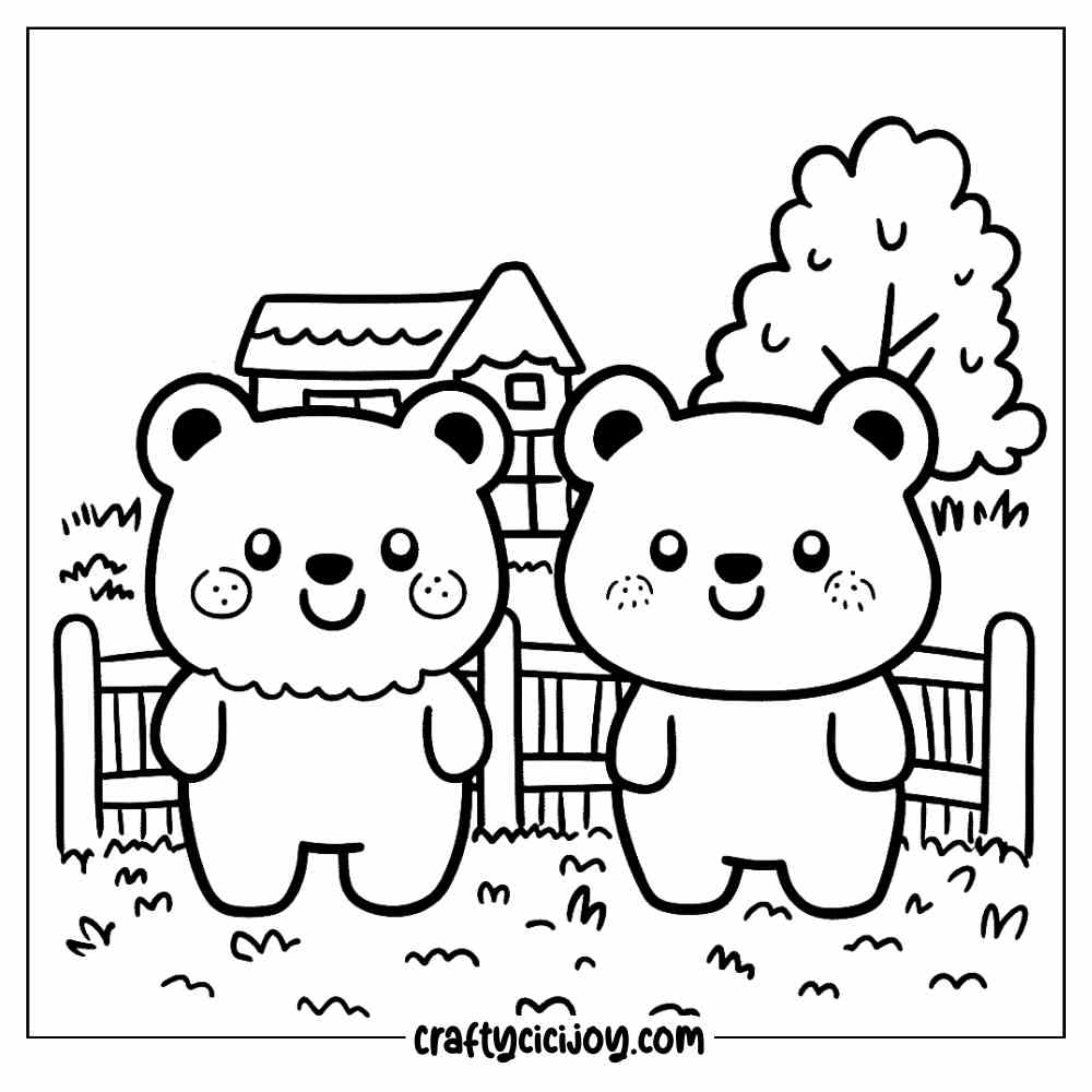bold and easy fall coloring pages