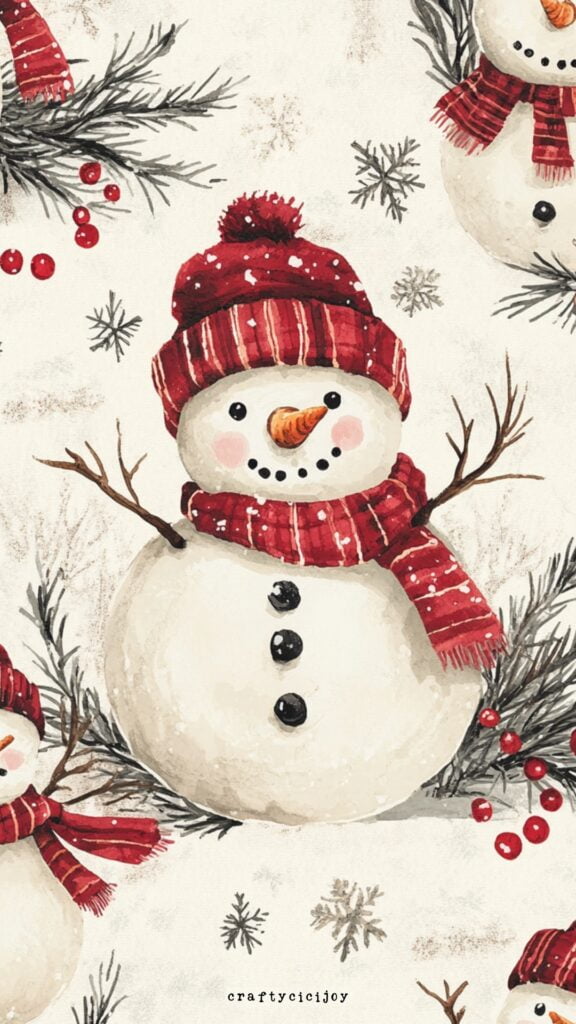 Snowman Wallpapers: 30 High Quality Phone Backgrounds 27 Snowman Wallpaper 27