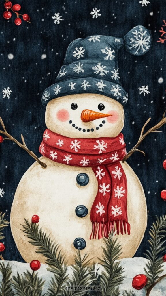 Snowman Wallpapers: 30 High Quality Phone Backgrounds 29 Snowman Wallpaper 29