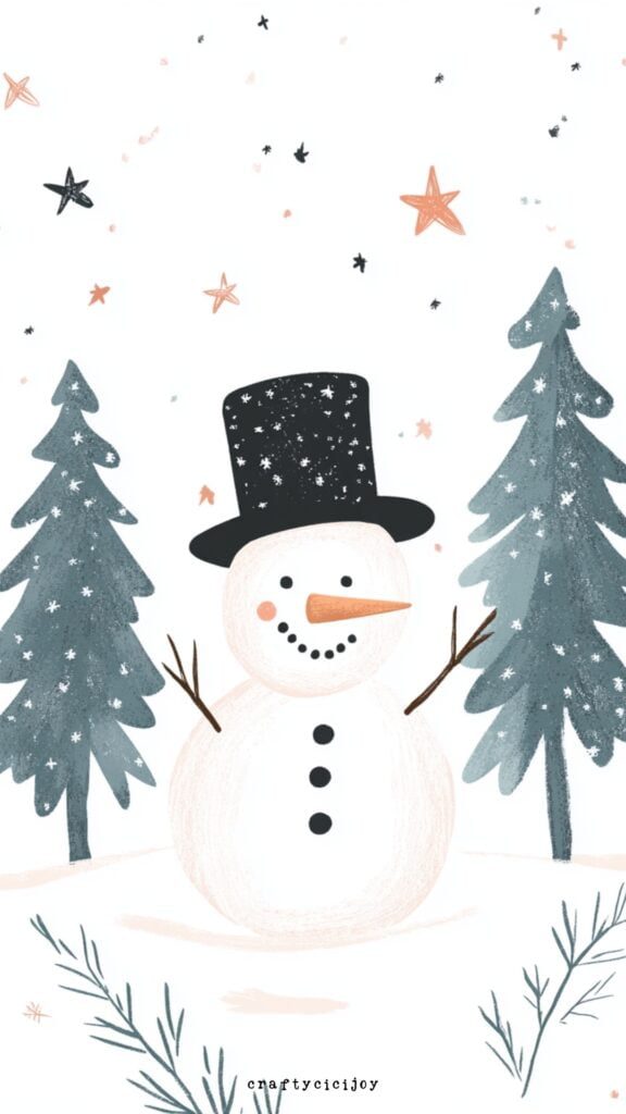 Snowman Wallpapers: 30 High Quality Phone Backgrounds 6 Snowman Wallpaper 6