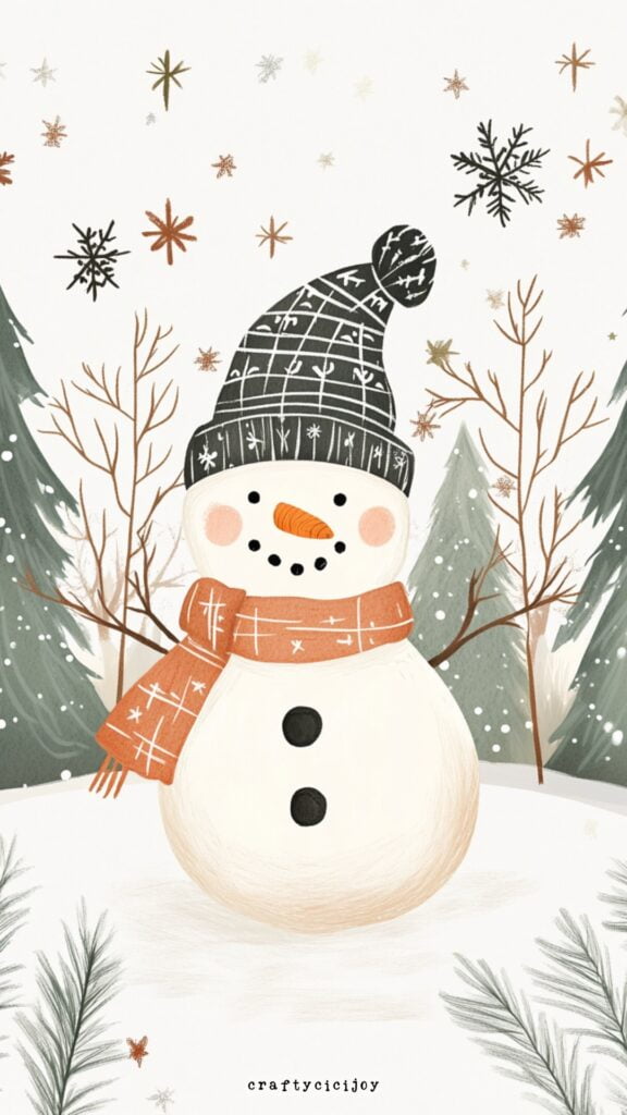 Snowman Wallpapers: 30 High Quality Phone Backgrounds 7 Snowman Wallpaper 7