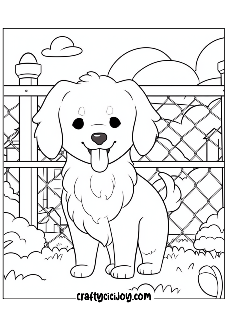 cute-dog-coloring-page