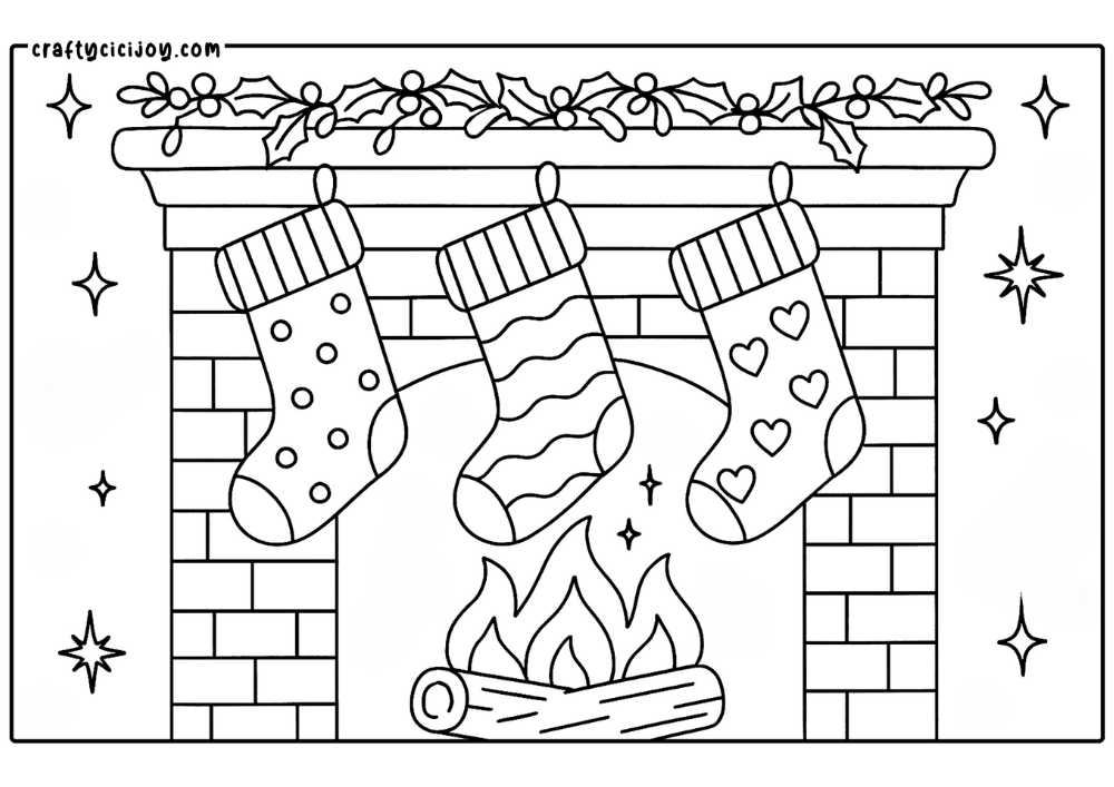 Christmas Coloring Book 6