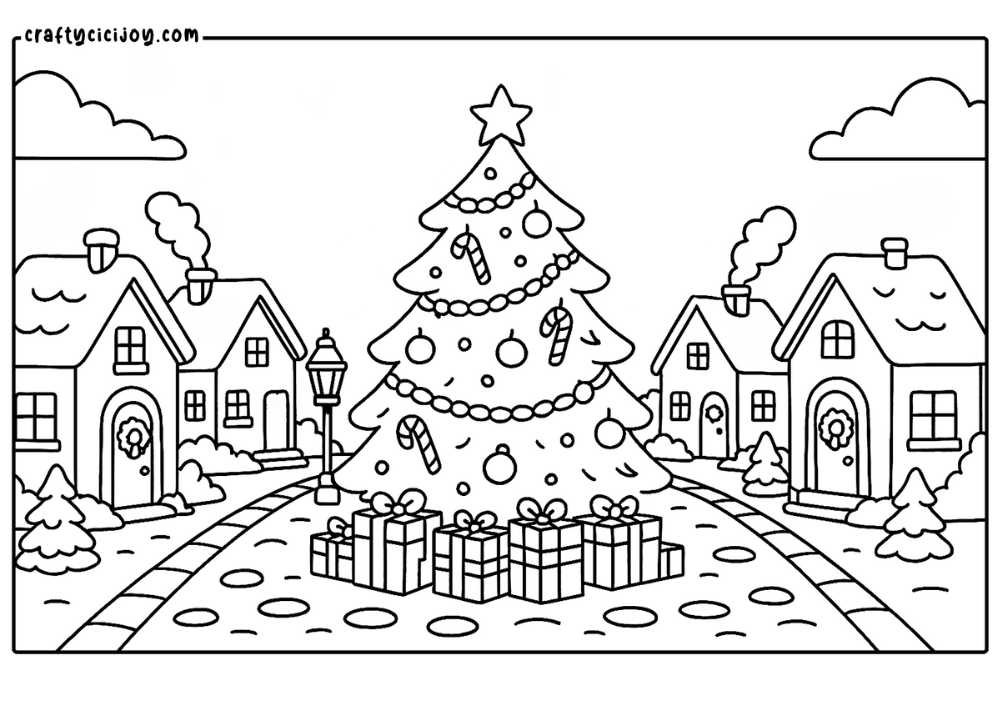 Christmas Coloring Book 8