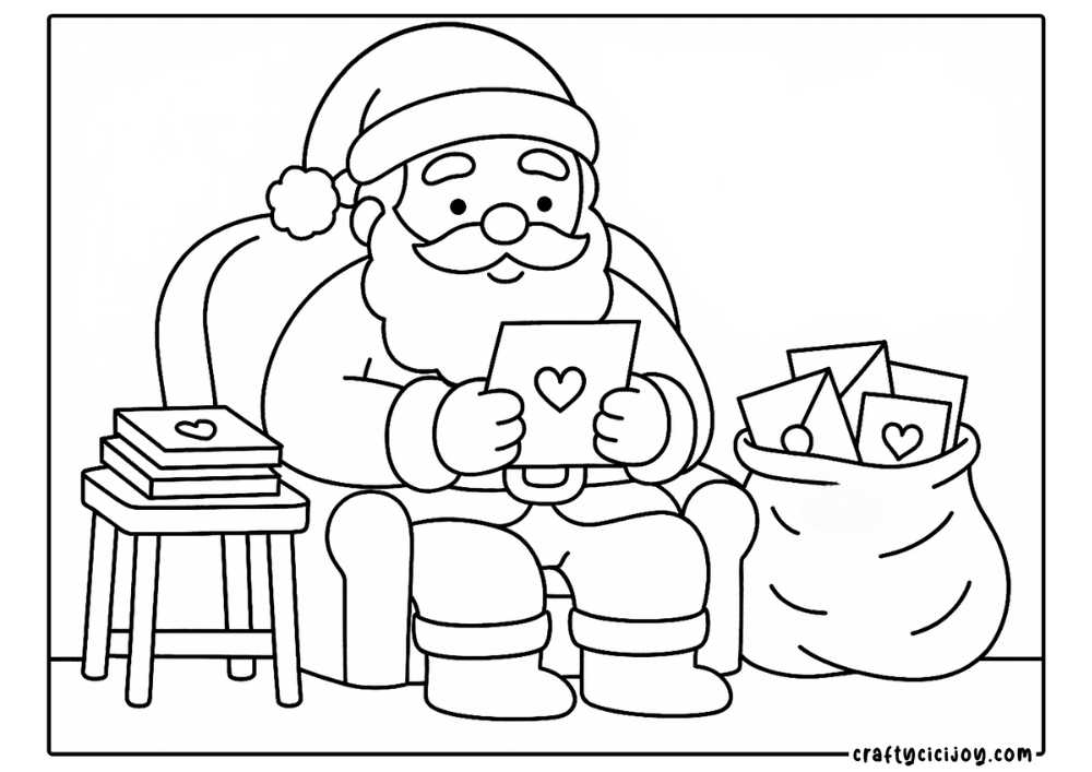 Christmas Coloring Book 9