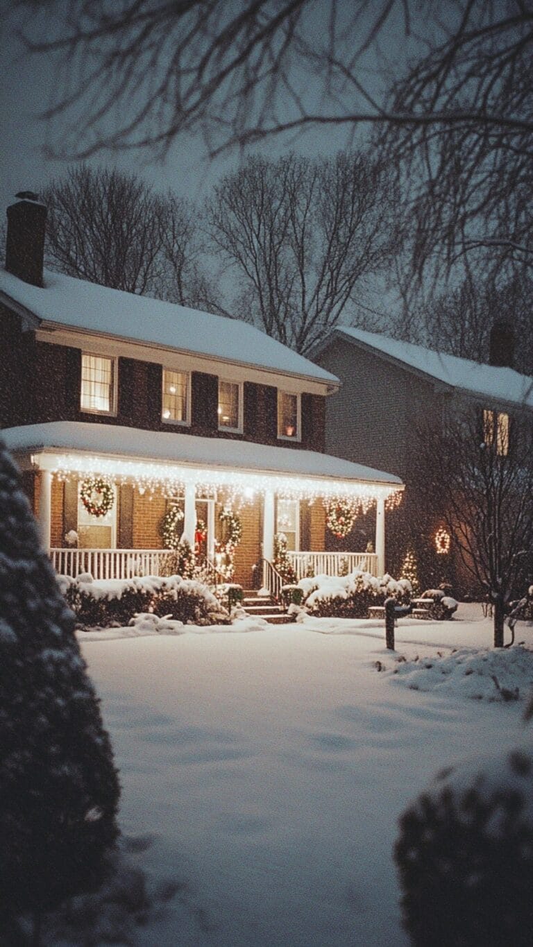 Aesthetic Christmas Photo Phone Wallpaper