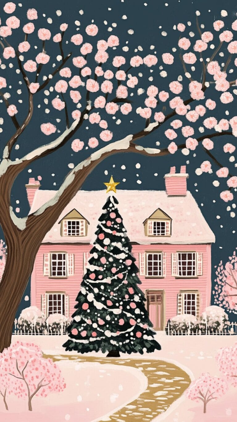 Preppy Christmas Background