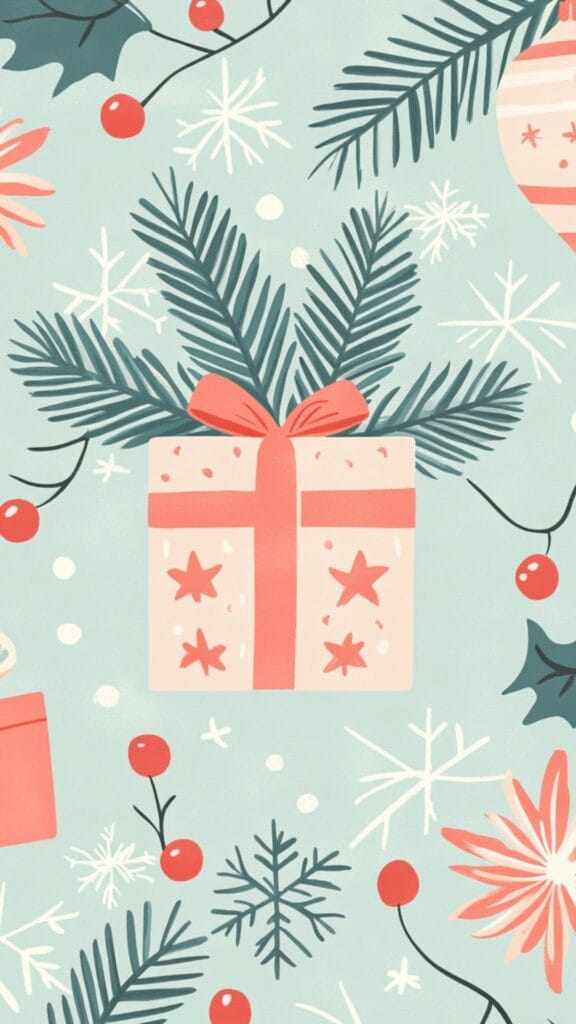 Pastel Christmas Wallpapers - High Quality Backgrounds 30 Pastel Christmas Phone Wallpaper 31