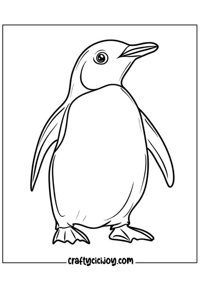Penguin Coloring Page 14