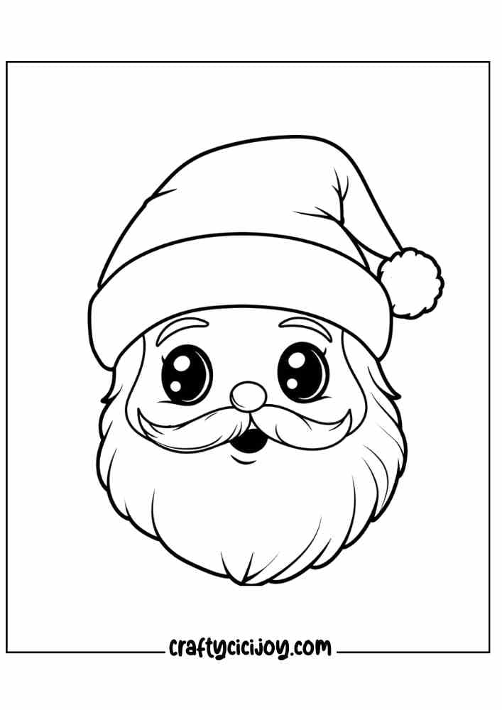 Santa Claus Coloring Page 14
