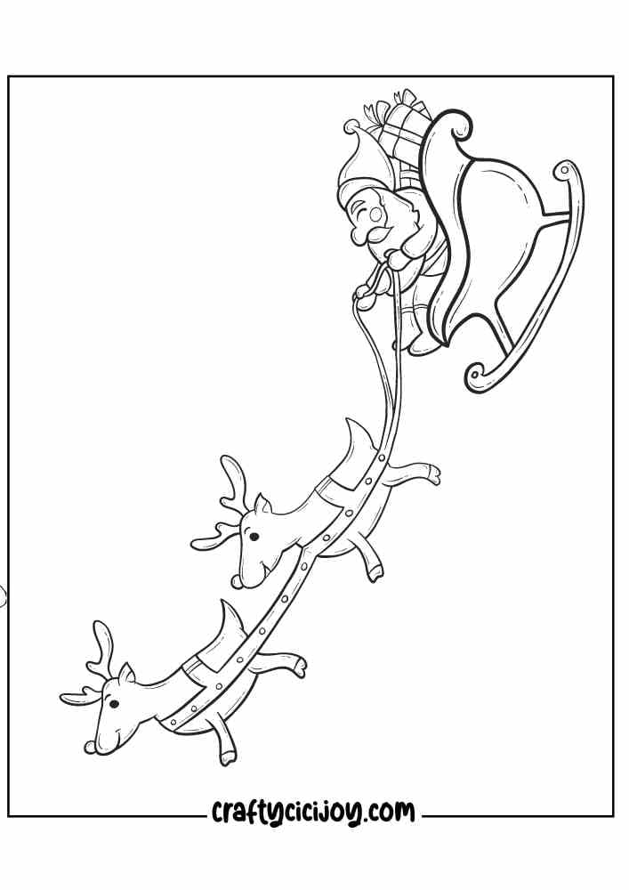 Santa Claus Coloring Page 20