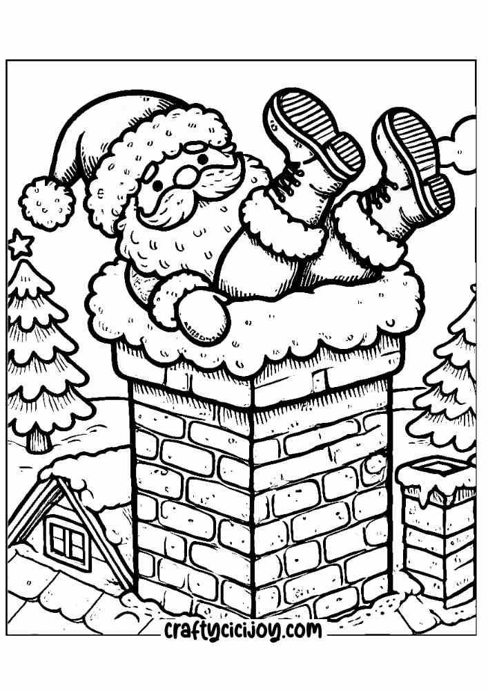 Santa Claus Coloring Page