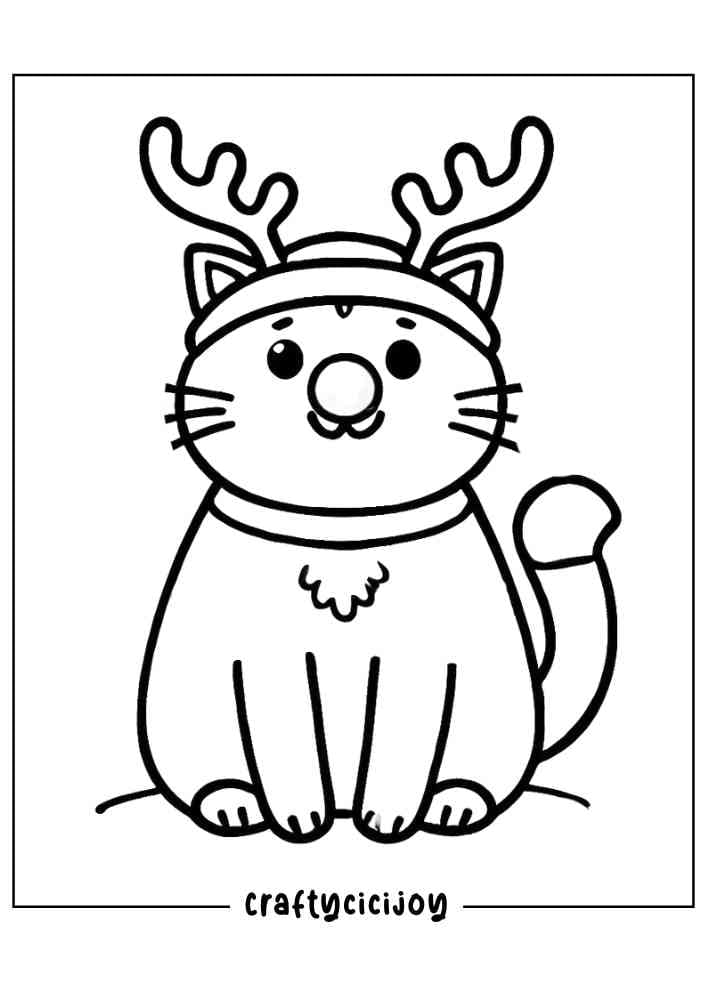 Xmas Coloring Pages (100% Free PDF Printable) 10 Xmas coloring pages 11