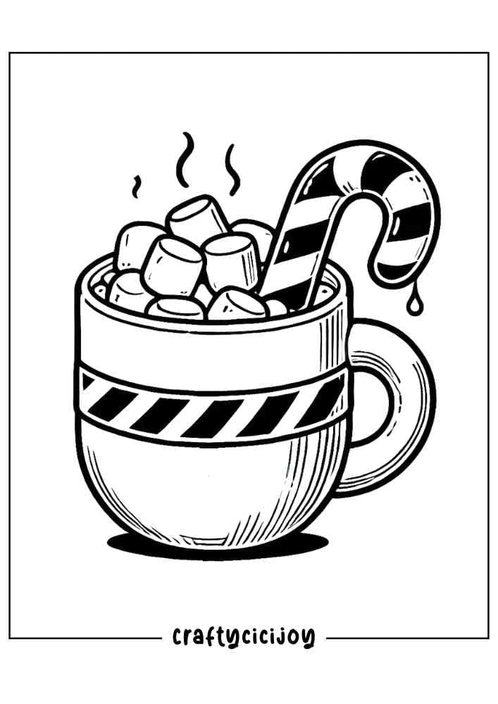 Xmas Coloring Pages (100% Free PDF Printable) 12 Xmas coloring pages 13