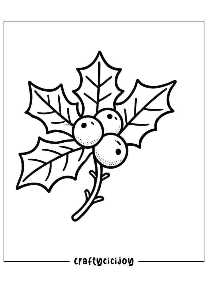 Xmas Coloring Pages (100% Free PDF Printable) 21 Xmas coloring pages 2 1