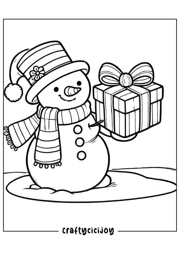 Xmas Coloring Pages (100% Free PDF Printable) 18 Xmas coloring pages 20