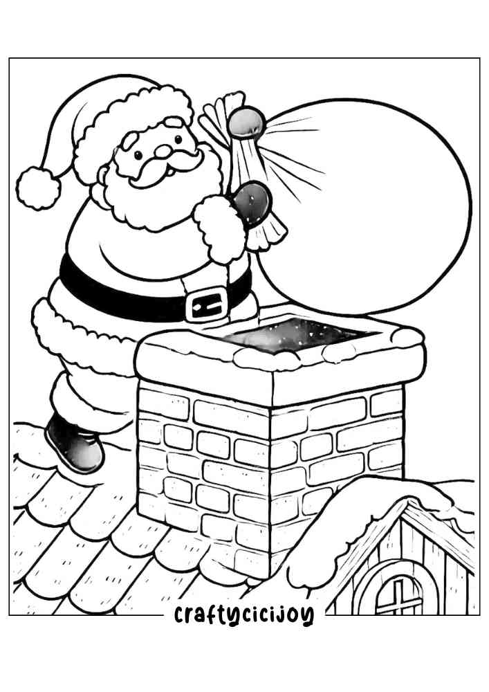 Xmas Coloring Pages (100% Free PDF Printable) 19 Xmas coloring pages 21