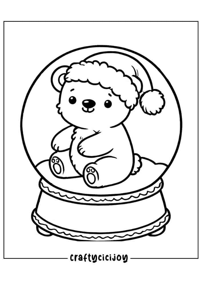 Xmas Coloring Pages (100% Free PDF Printable) 3 Xmas coloring pages 4