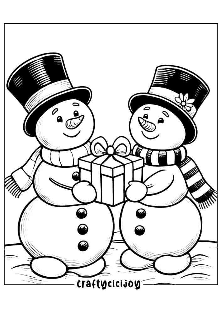 Xmas Coloring Pages (100% Free PDF Printable) 5 Xmas coloring pages 6